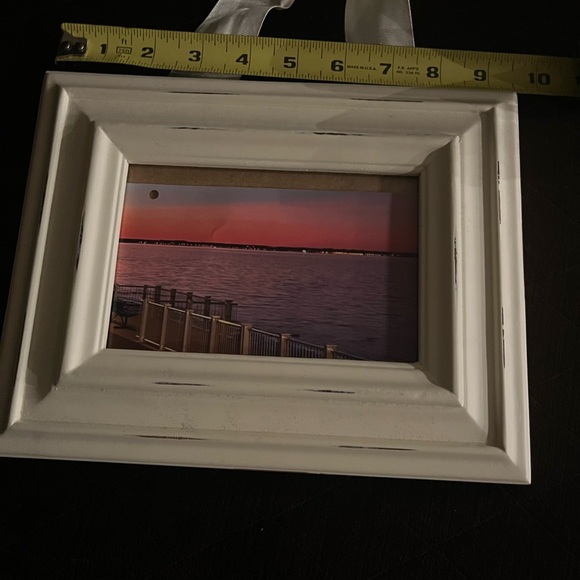 Ivory Distressed Picture Frame Accent - Picture 4 of 9